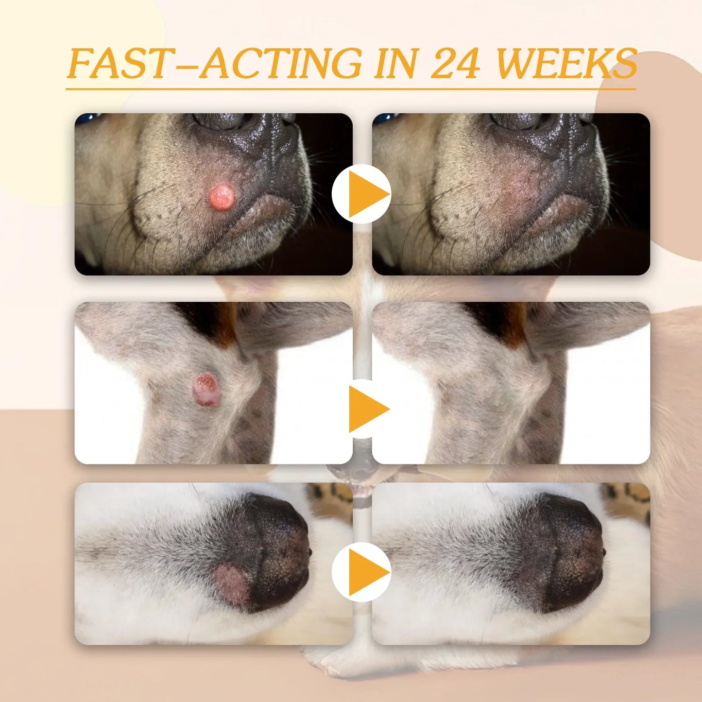 Dog Wart Remover Cream anti Moles Painless Stain Spot Papillomas Removal Wipe off Tags Non-Irritating Cat Pet Skin Tag Treatment