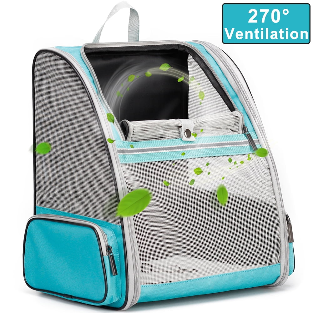 Mochila Transportadora De Mascotas Para Perros Y Gatos Grandes Y Gordos, Se Adapta a 16 Libras, Mochila Transportadora De Viaje Aprobada Por Aerolíneas Para Gatitos Y Conejos