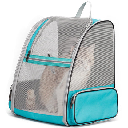 Mochila Transportadora De Mascotas Para Perros Y Gatos Grandes Y Gordos, Se Adapta a 16 Libras, Mochila Transportadora De Viaje Aprobada Por Aerolíneas Para Gatitos Y Conejos