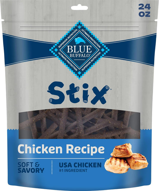 Stix Pepperoni-Style Dog Treats Made with Natural Ingredients, Chicken Recipe, 24-Oz. Bag