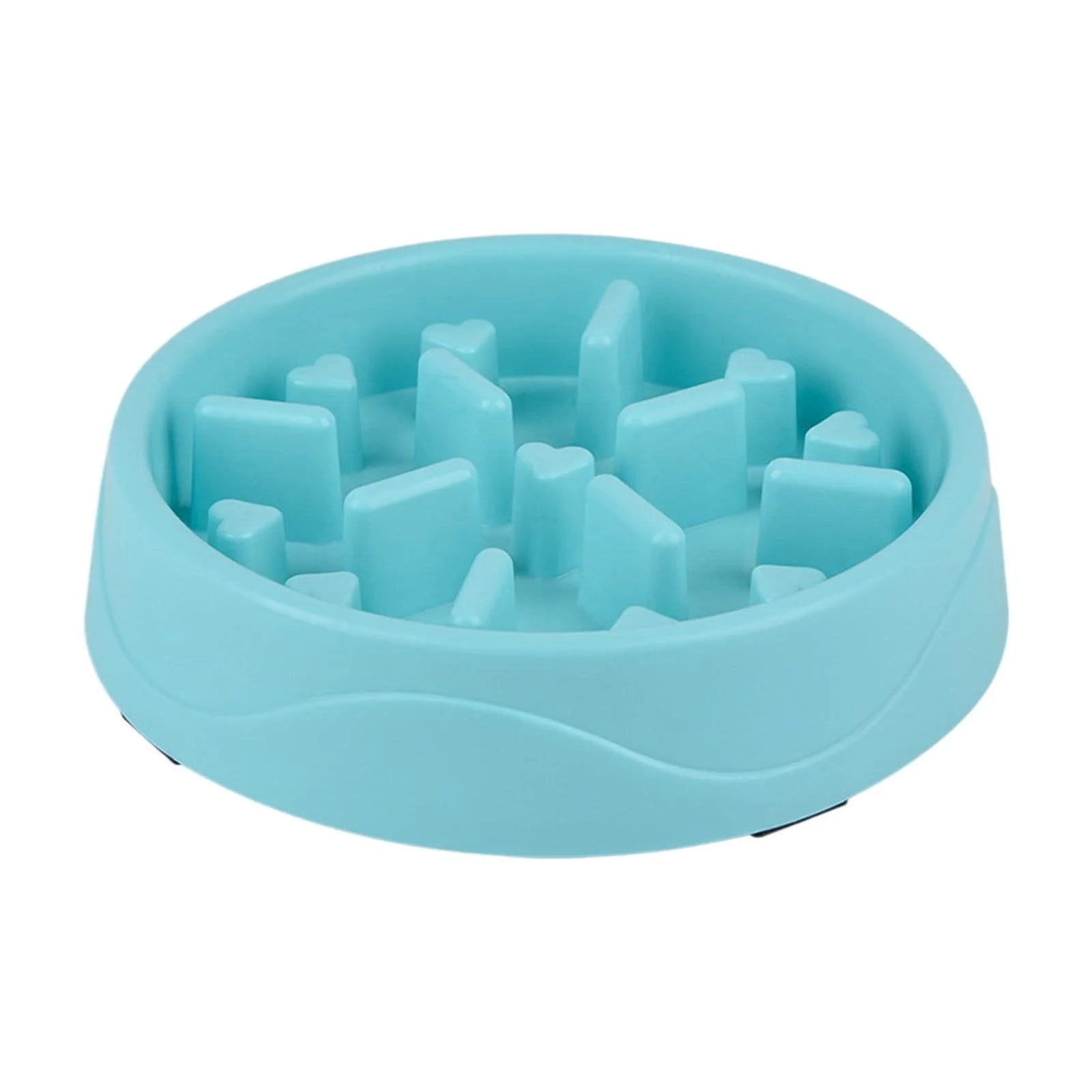 Tazón Para Perro De Alimentación Lenta Con Base Antideslizante De 8 Pulgadas Diseño De Rompecabezas Antiahogo Plato De Comida Para Mascotas Para Mejorar La Digestión Fácil De Limpiar