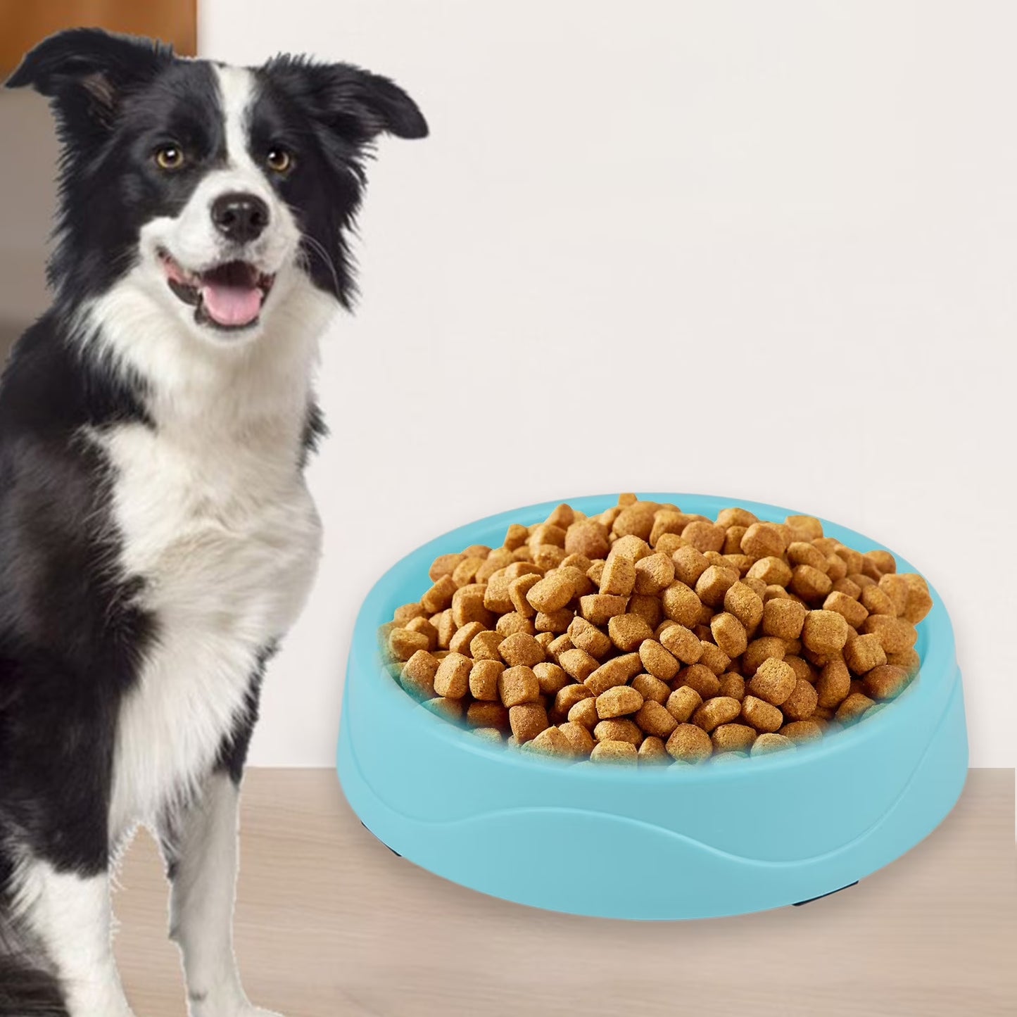 Tazón Para Perro De Alimentación Lenta Con Base Antideslizante De 8 Pulgadas Diseño De Rompecabezas Antiahogo Plato De Comida Para Mascotas Para Mejorar La Digestión Fácil De Limpiar