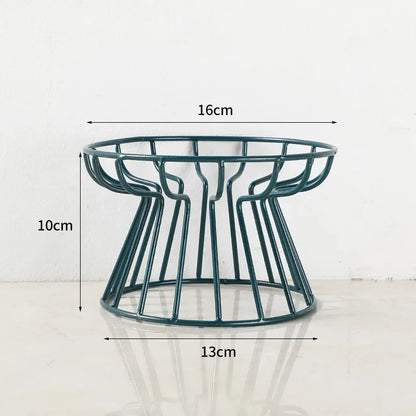 Ceramic Pet Bowl Cat Food Feeding Double Dish Stainless Steel Raised Stand Kitten Dog Water Feeder Durable Pet Accessories